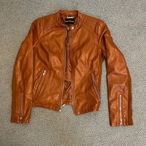 [Express] faux leather jacket